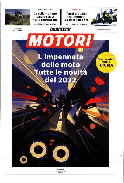 Corriere motori : supplemento settimanale di auto, moto e nautica del Corriere della sera